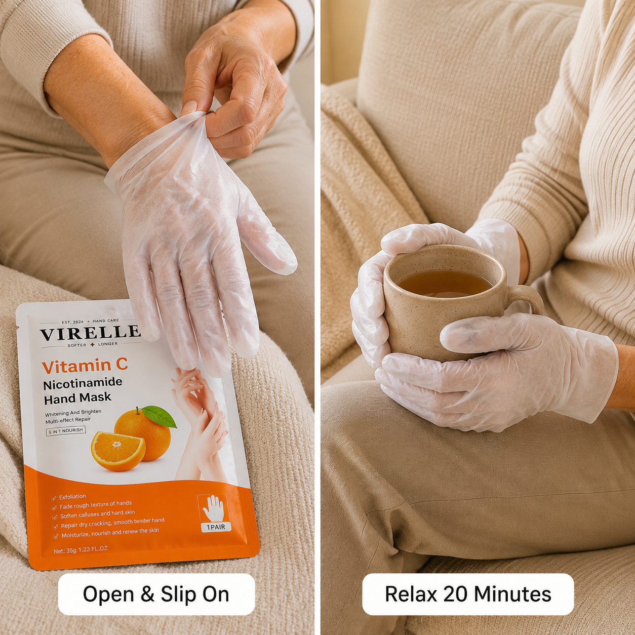 Virelle™ Moisturizing Hand Mask